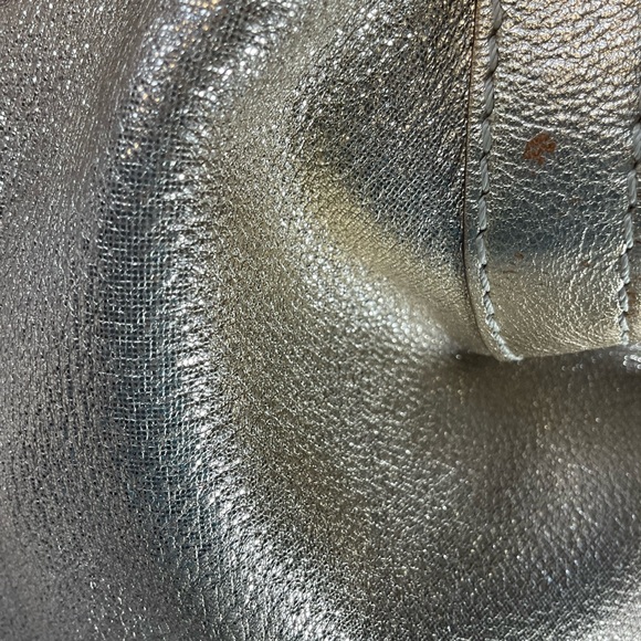 Kate Spade Gold Metallic Large Shoulder Bag - Picture 10 of 16